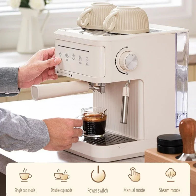 Macchina per caffè espresso elettrica italiana professionale cappuccino Montalatte 20Bar
