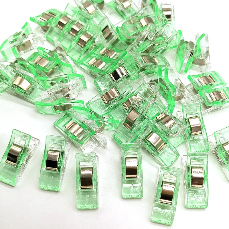 50PCS Clip da cucito Clip colorate Artigianato in plastica multiuso uncinetto