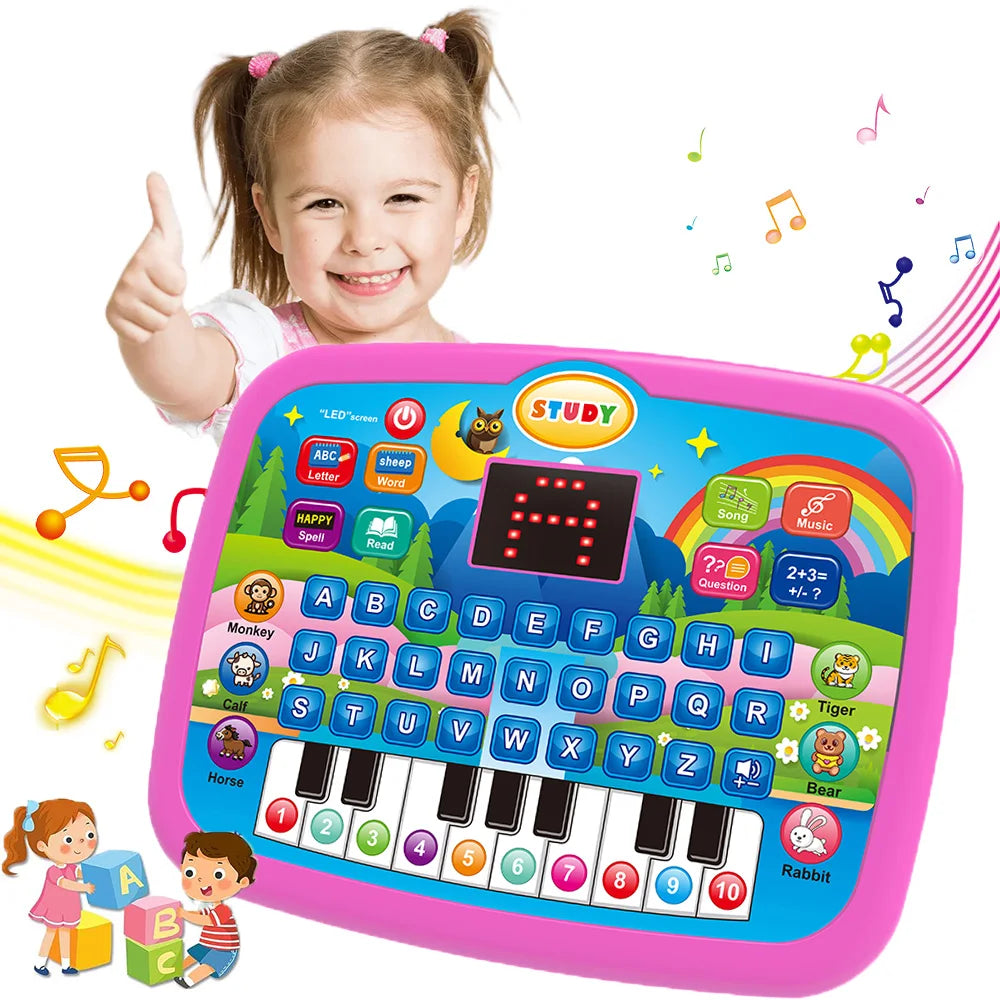 Giocattolo per l’educazione dei bambini: alfabetizzazione, matematica, musica