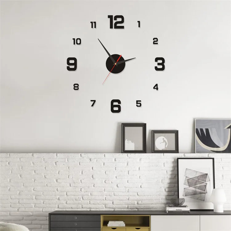 3D Orologio  senza cornice fai da te appeso a parete