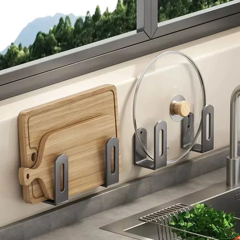 2 pezzi Ripiano per cucina Supporto per contenitori