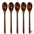 5 pezzi set di mestoli in legno
