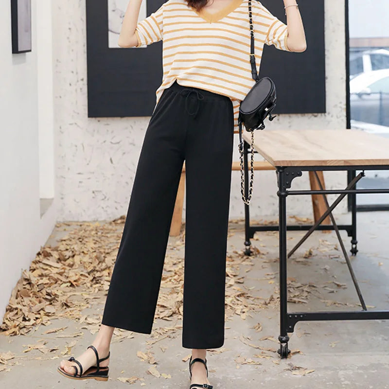 Pantaloni a gamba larga da donna