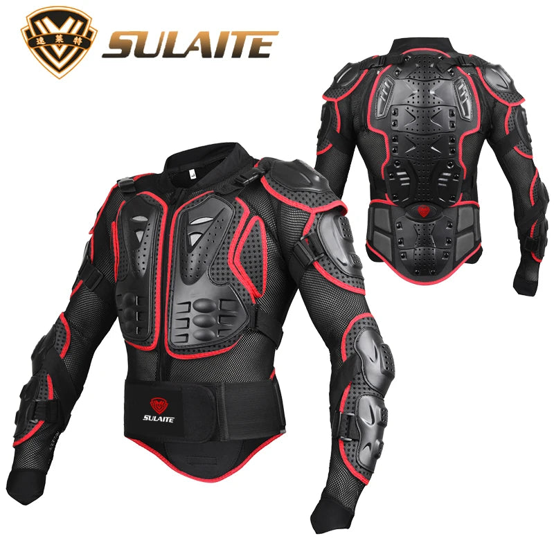SULAITE Giacca da moto Racing Armor Protector ATV Motocross