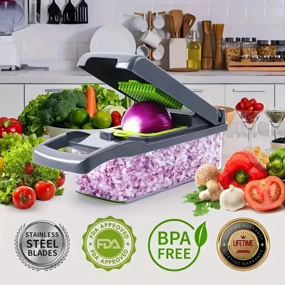 16 pezzi Tritatutto multifunzionale per alimenti Articoli da cucina
