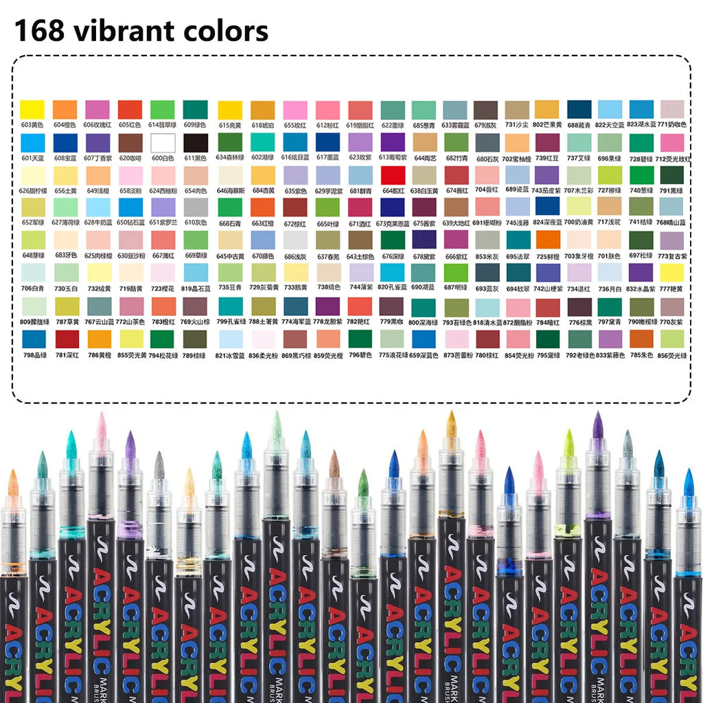 36-366 Colors Acrylic Set Waterproof Professional