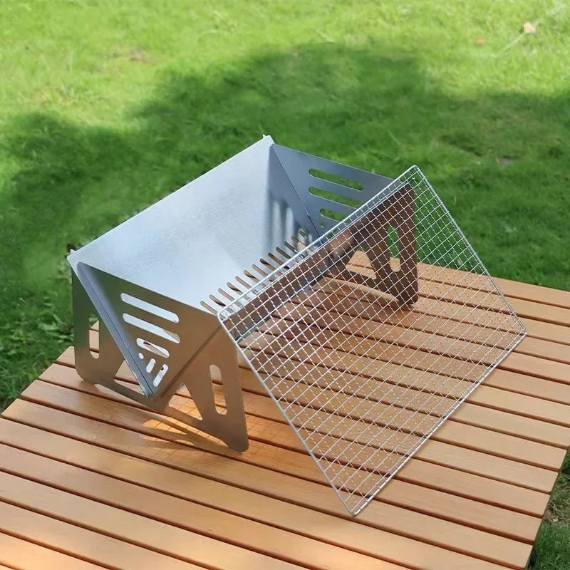 Barbecue pieghevole portatile Multifunzione in acciaio inossidabile