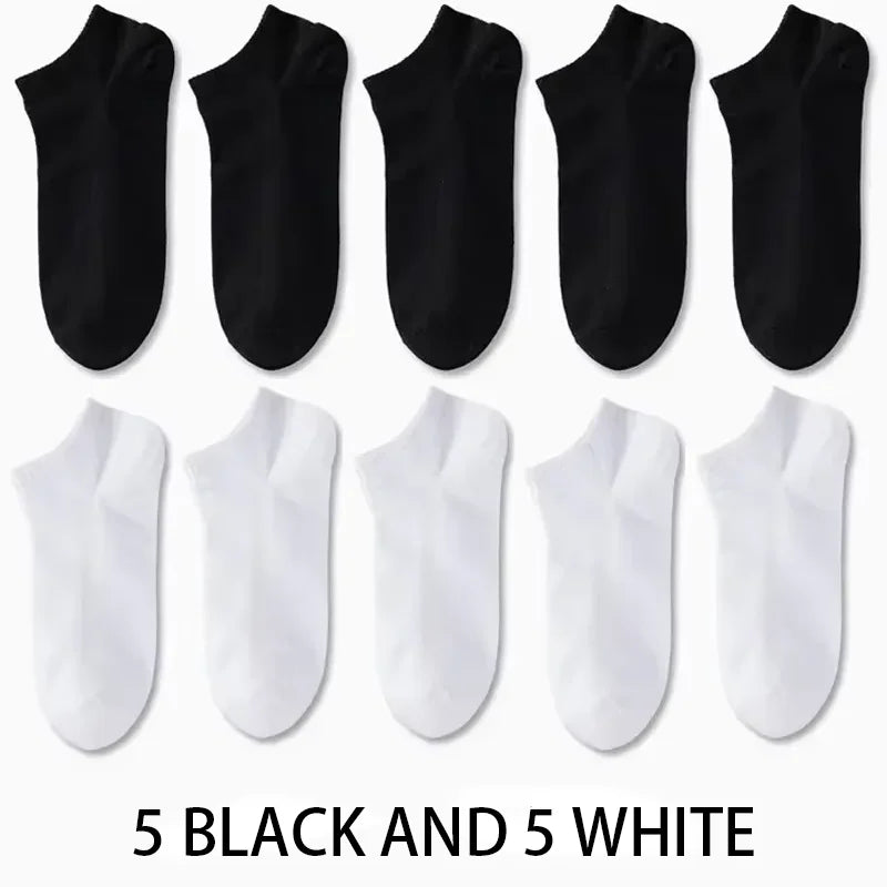 15/30 Paia Unisex Casual Tinta Unita Calzini Sottili Traspiranti Comodi Anti Odore