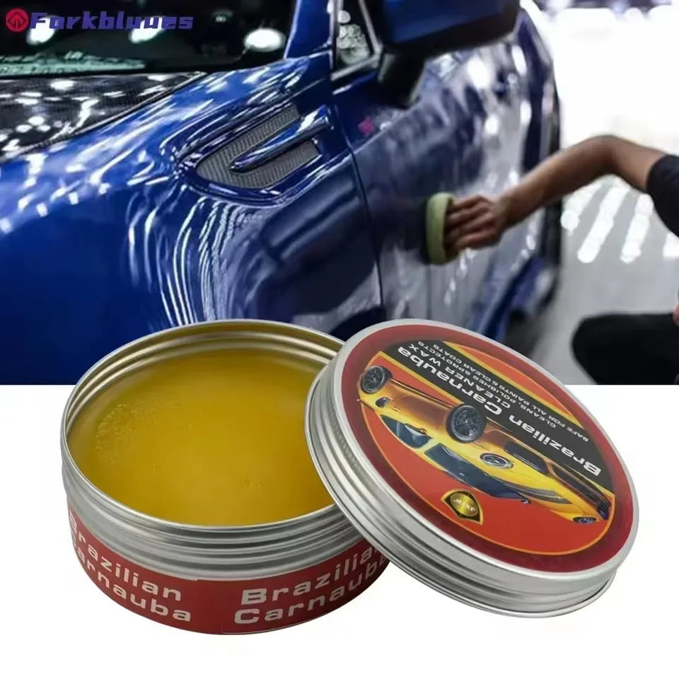 Pasta di carnauba Cera per auto Cera per la cura della vernice per auto Pasta di cera lucidante brasiliana 150g