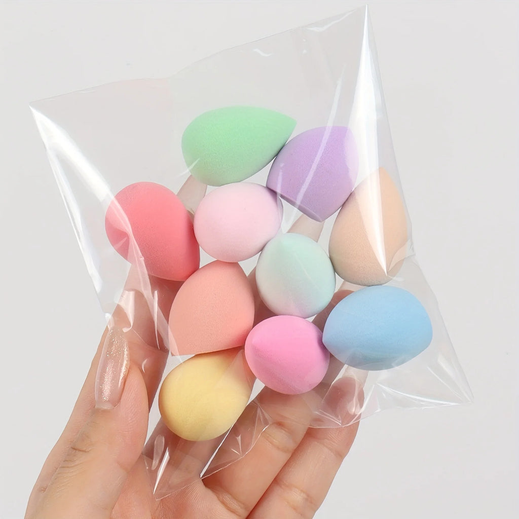 50/100 pezzi set di mini spugnette di varie forme e colori