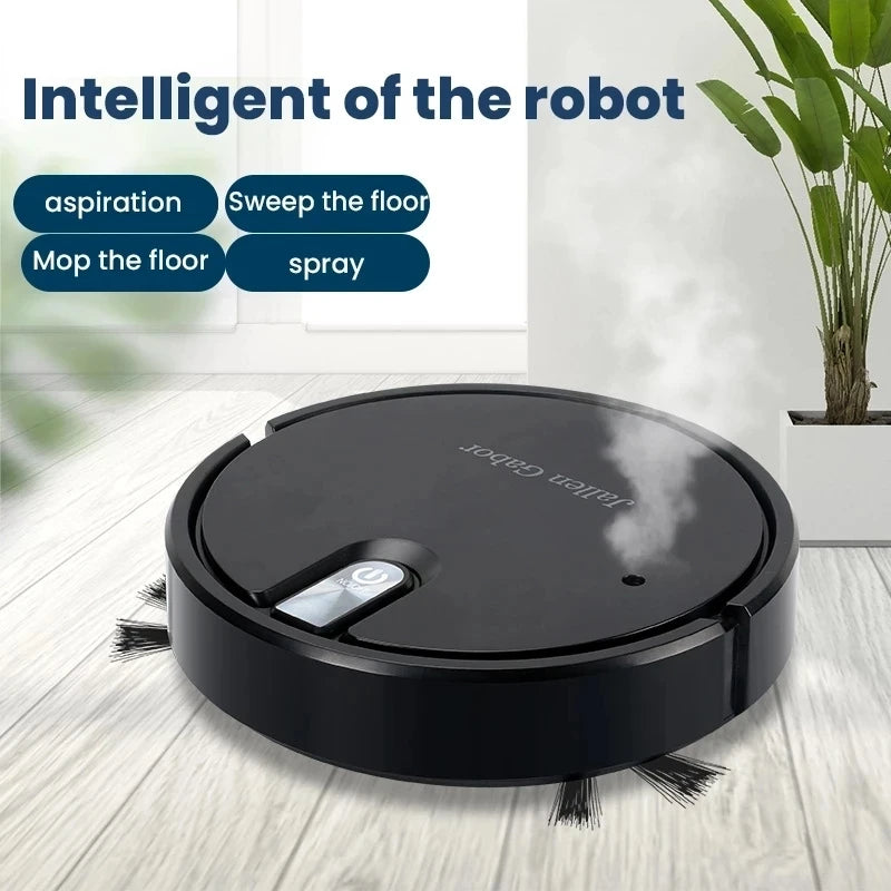 Aspirapolvere robot intelligente senza fili 5 in 1 Multifunzionale Super silenzioso Aspirazione Mop Humidifying per uso domestico Elettrodomestici