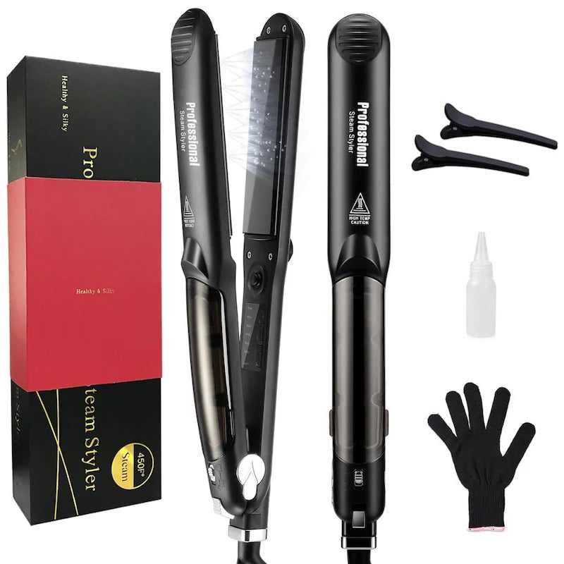 Piastra per capelli a vapore Professionale