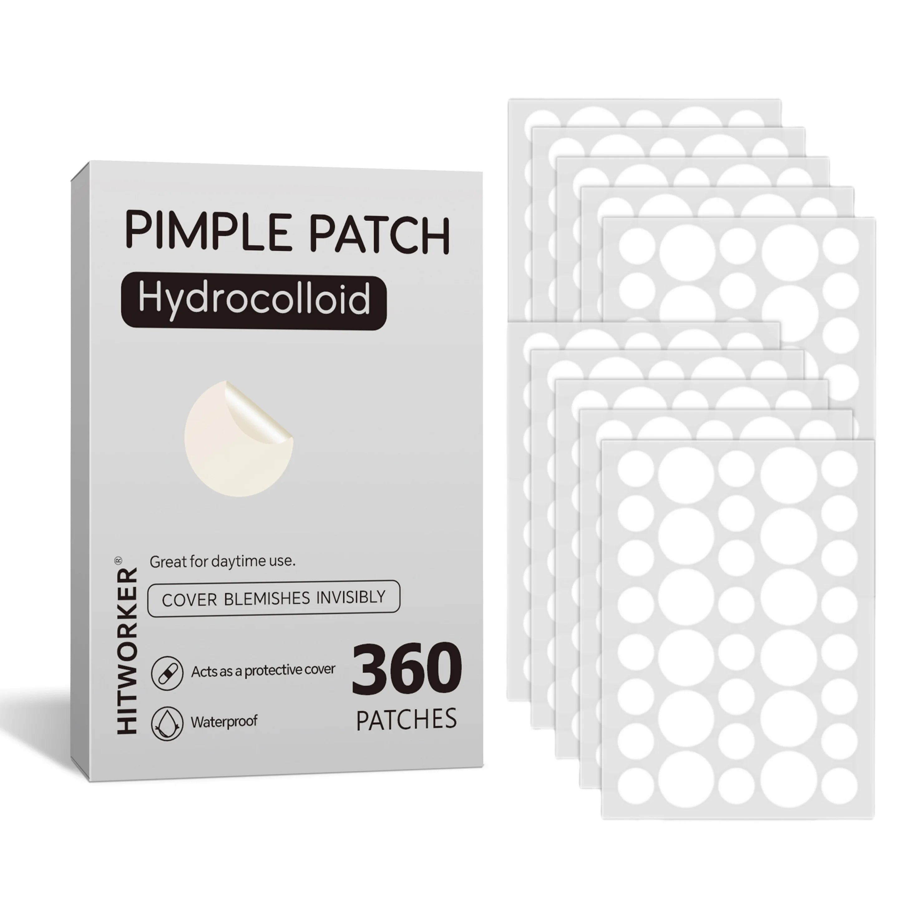 360pcs Patch per l’acne Guarigione antinfiammatoria