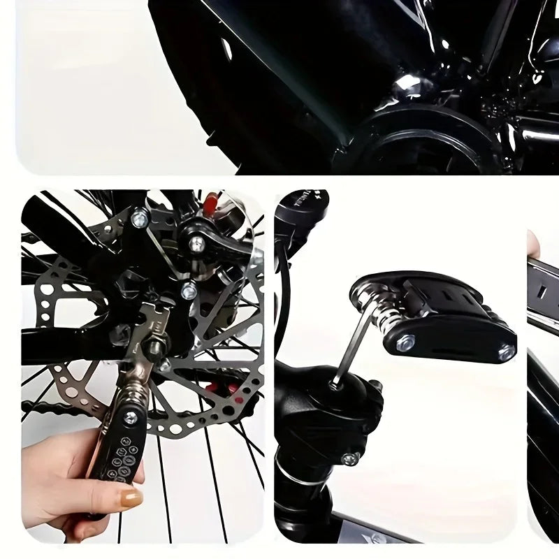 Set di chiavi a bussola 16 in 1, testa rotante antiscivolo. Acciaio inossidabile resistente per riparazioni domestiche e auto. Strumento facile e universale.