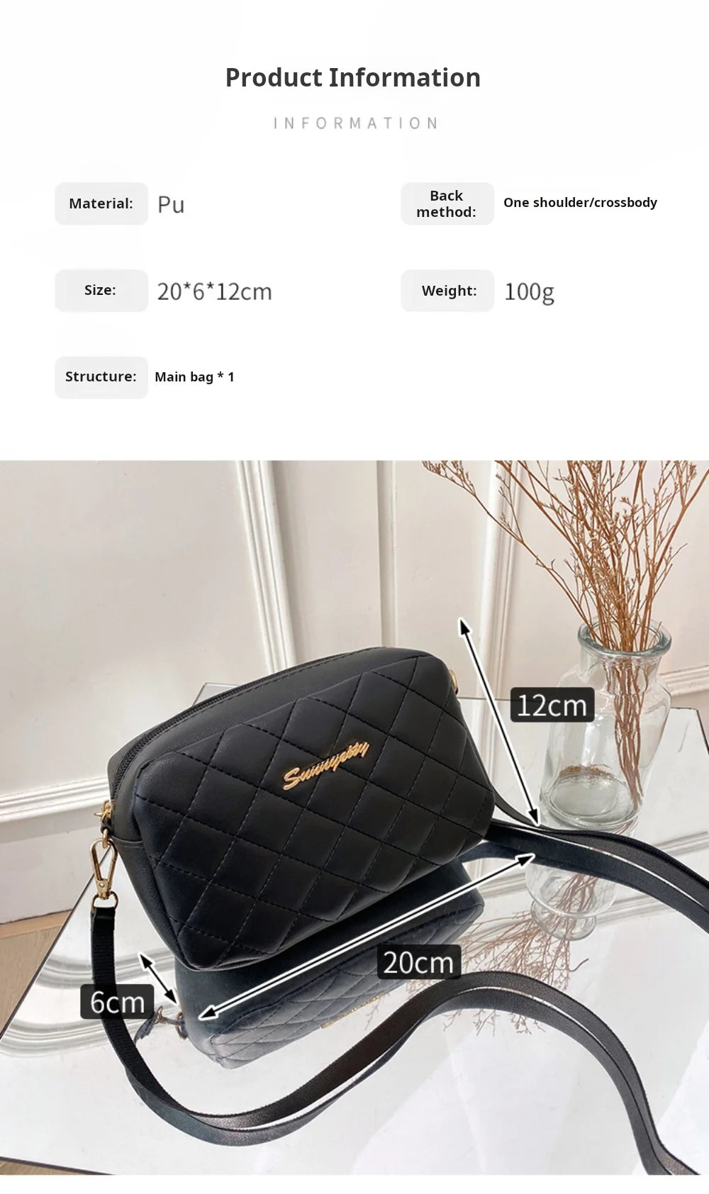 Borsa a tracolla per le donne