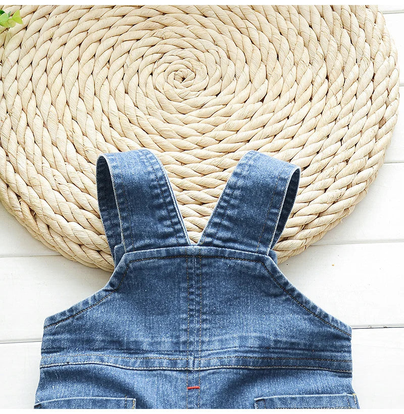 Tuta Salopette in denim per neonati Jeans morbidi