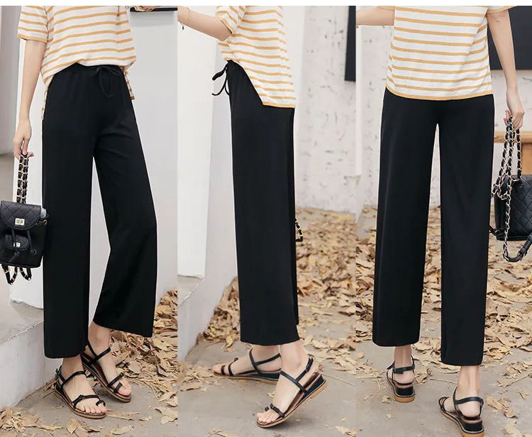 Pantaloni a gamba larga da donna
