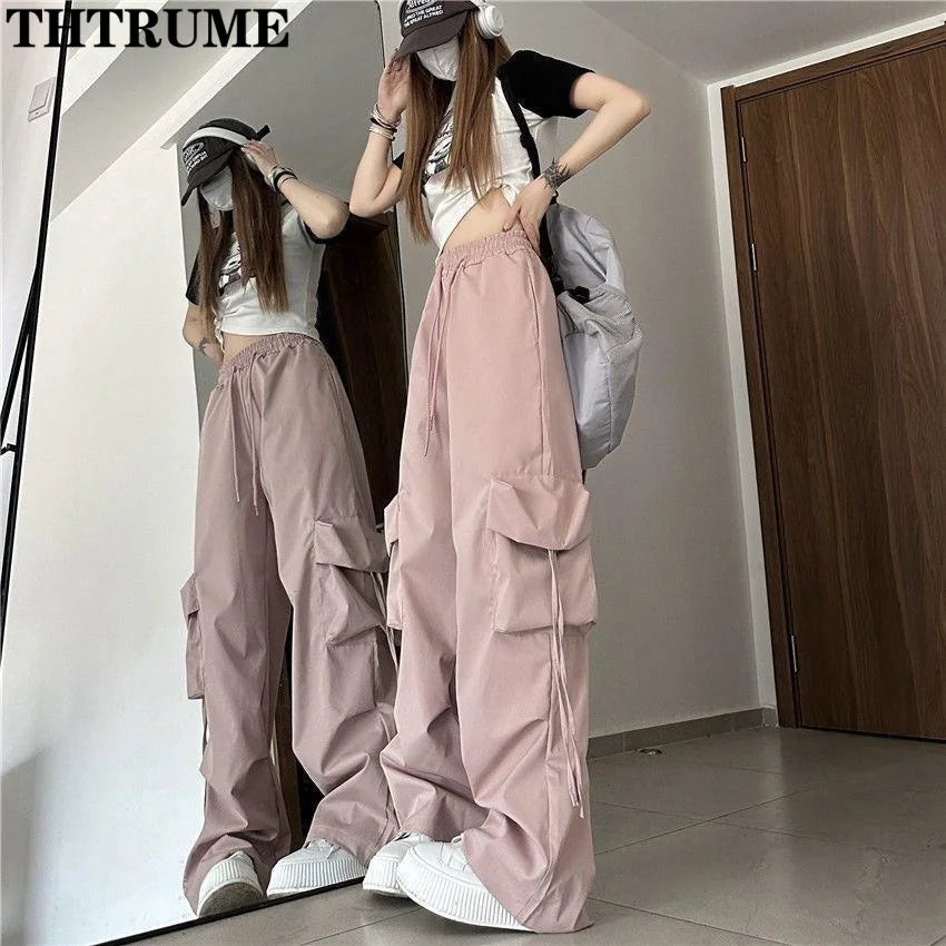 Pantaloni da donna larghi con tasconi