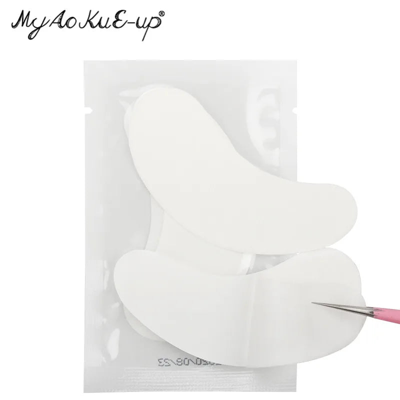 50 paia di estensione delle ciglia in Hydrogel Eye Pad Gel Adesivo