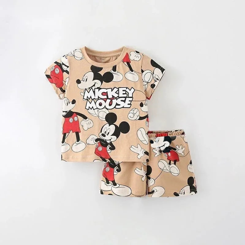 2 Pezzi/Set Tute Bambino Estate Manica Corta 1-4 Anni