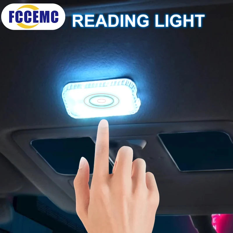 LED Touch Light Mini Wireless Auto Illuminazione per interni Ricarica USB