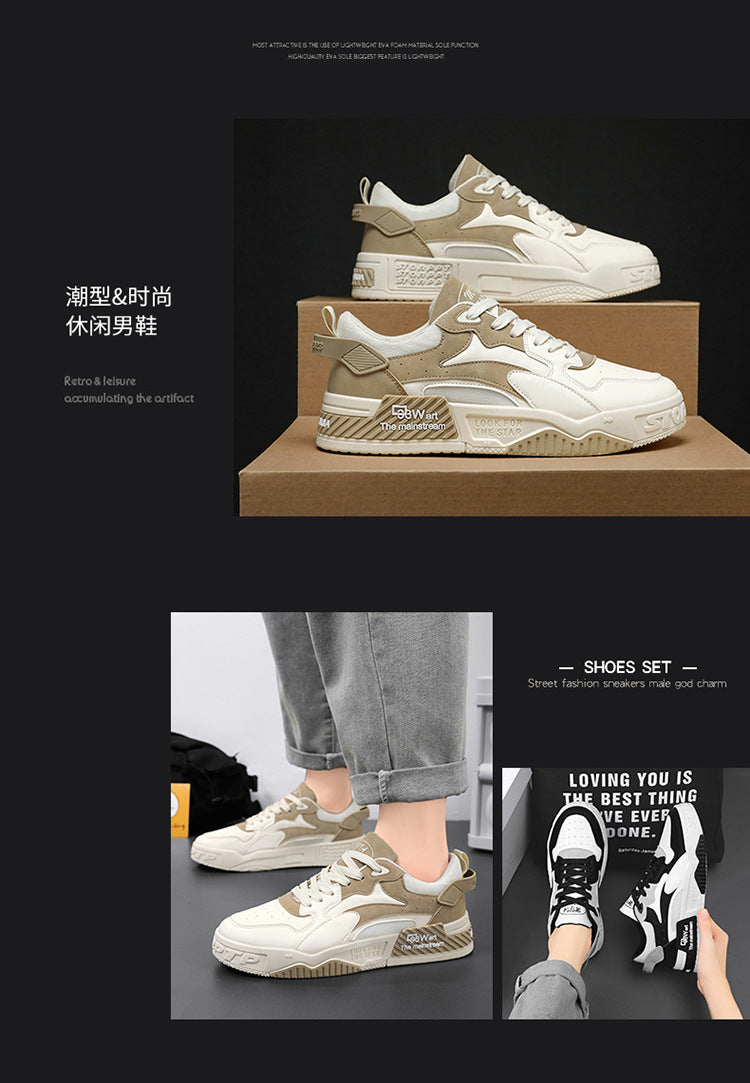 Scarpe da uomo Trend Lace-up Vulcanic Sneakers Casual