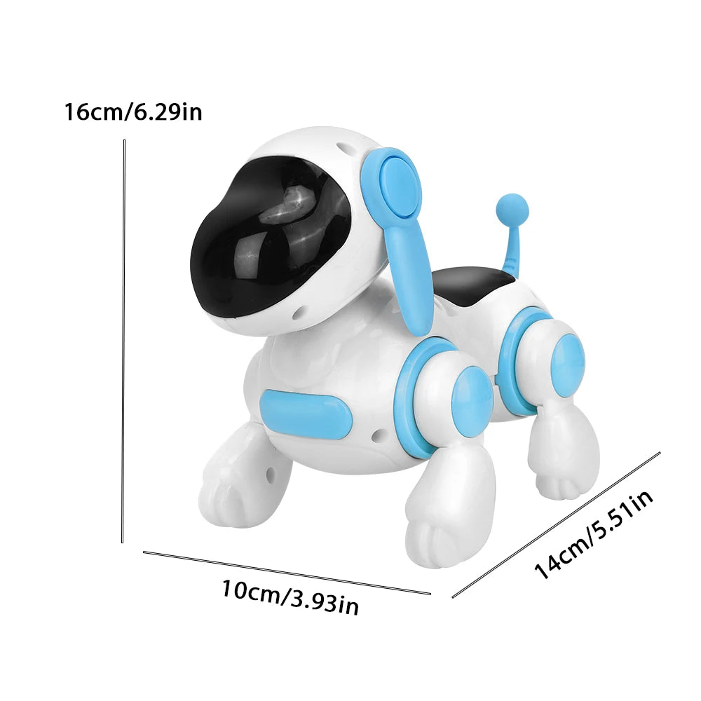 Intelligente Interattivo Robot Dog Simulato Camminata Luce Suono Musica Educativa per bambini Crawling, Canto e Interattivo 2026