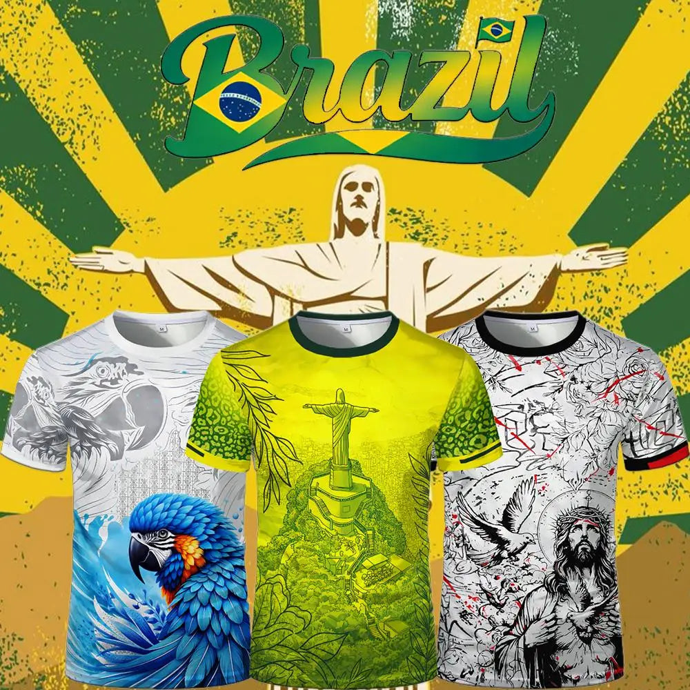 🇧🇷T-shirt Unisex a maniche corte Brasil 2026