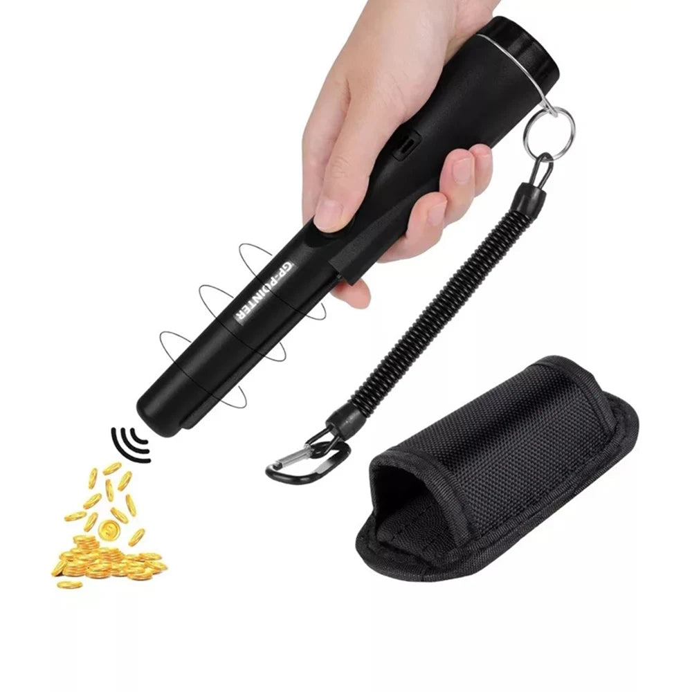 Metal Detector portatile Pointer Sonda Antigraffio Impermeabile Scansione a 360 gradi