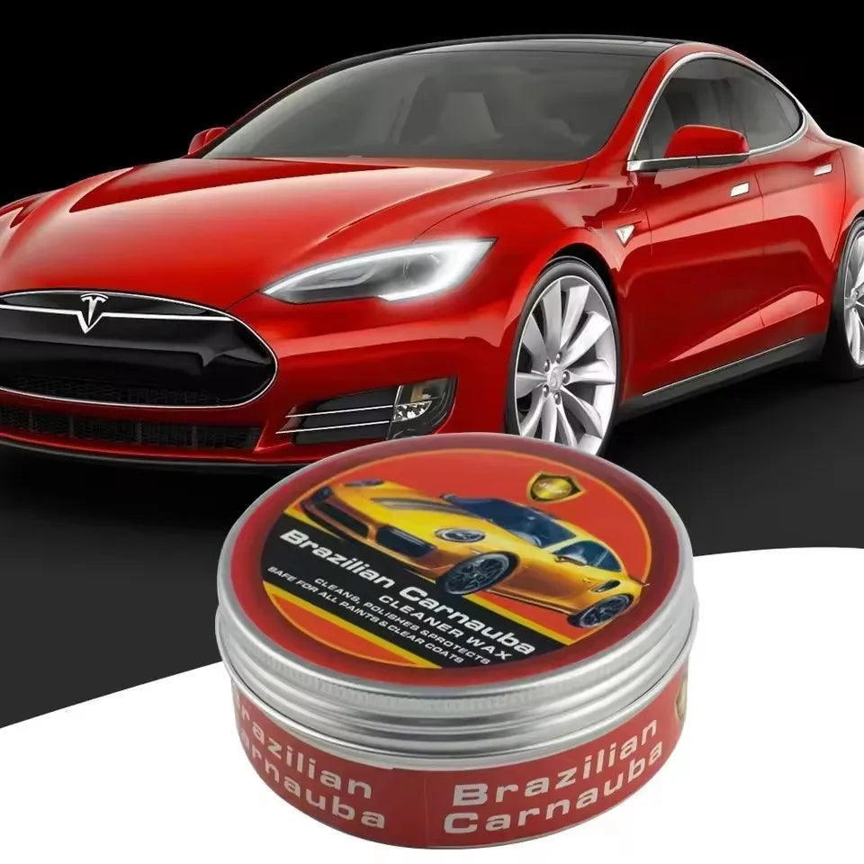 Pasta di carnauba Cera per auto Cera per la cura della vernice per auto Pasta di cera lucidante brasiliana 150g
