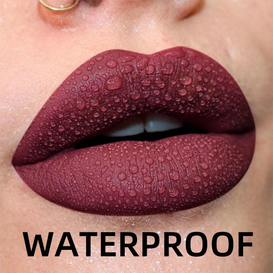 Matte Velvet Lip Gloss Impermeabile Rossetto liquido