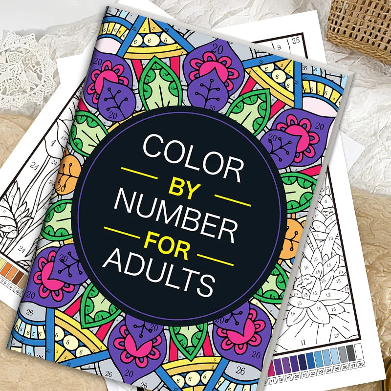 Libro da colorare 32 pagine Mandala Design