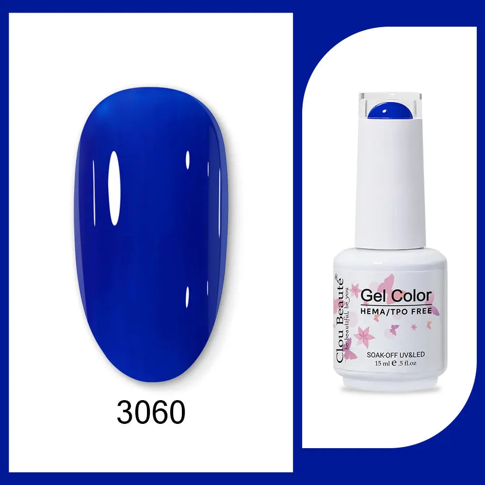 CLOU BEAUTÈ  15/10ml Semipermanente Gel Smalto Unghie 400 colori disponibili