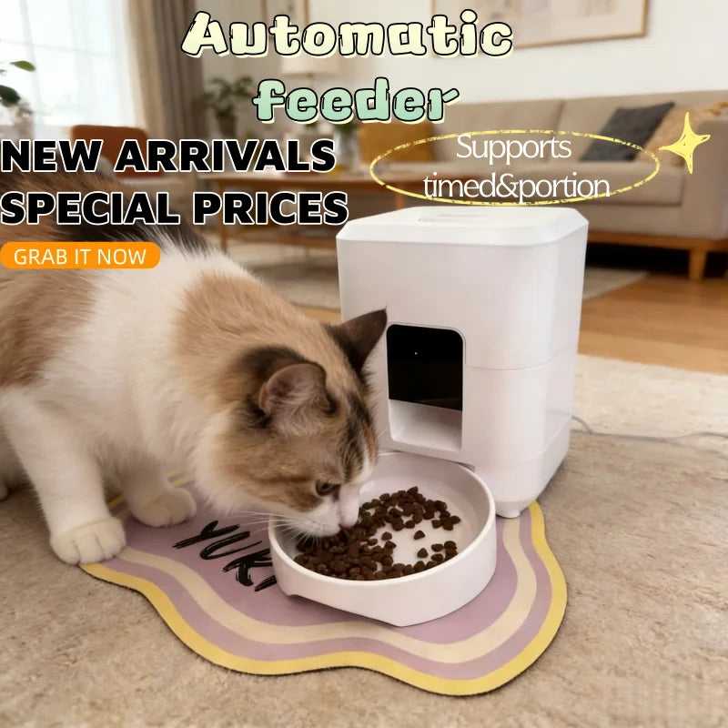 2026 Nuovo Smart 2L WiFi Mangiatoia per animali domestici Distributore automatico di cibo per cani e gatti APP Timer controllato Alimentazione lenta quantitativa per animali domestici