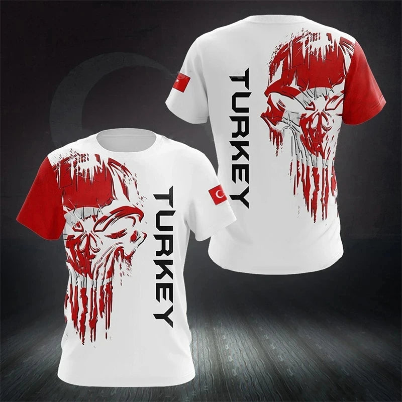 Turchia T-shirt da uomo Top