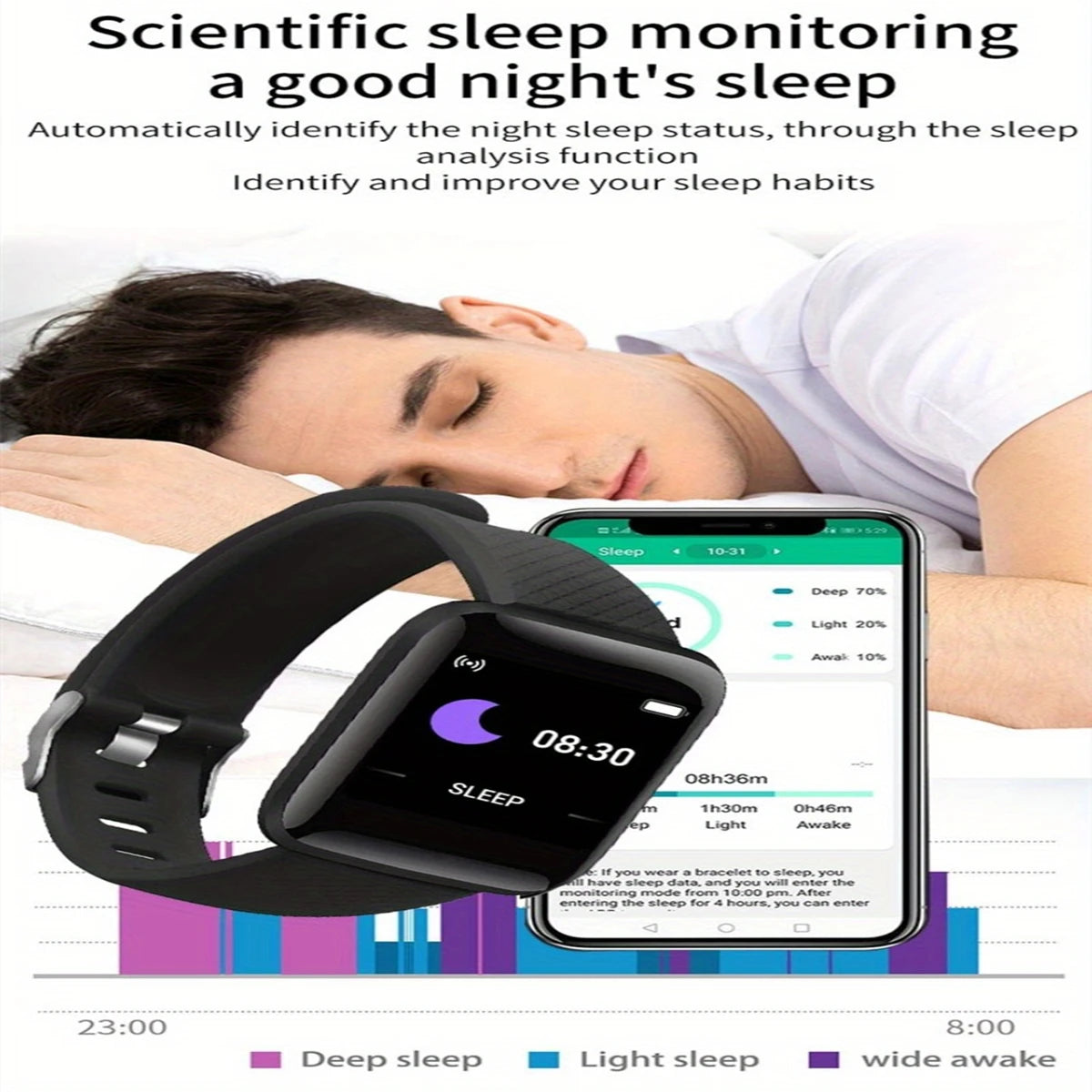 Smartwatch Unisex  per Android IOS