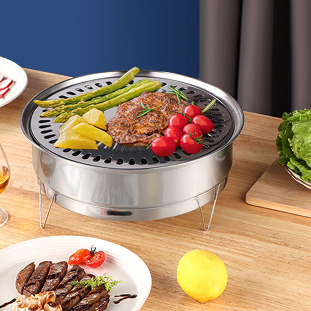 Forno per girarrosto 
in acciaio inossidabile in stile coreano