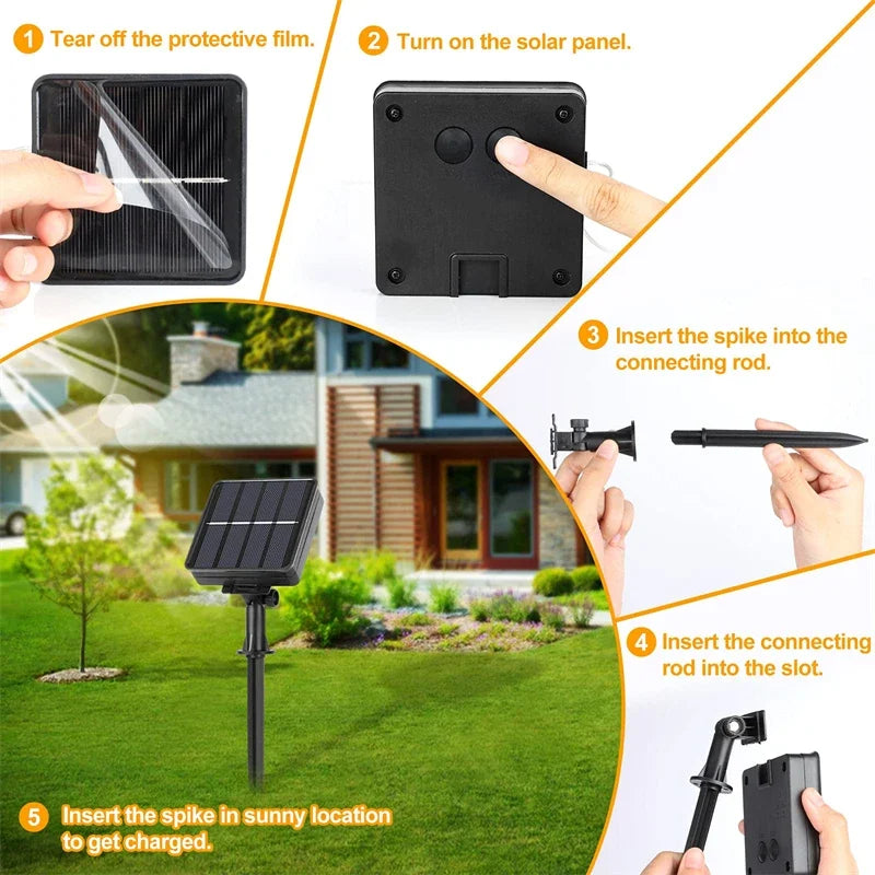 LED Solare per giardino 7M/12M/22M/32M