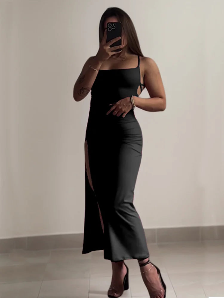 Vestito estate alta moda tracolla