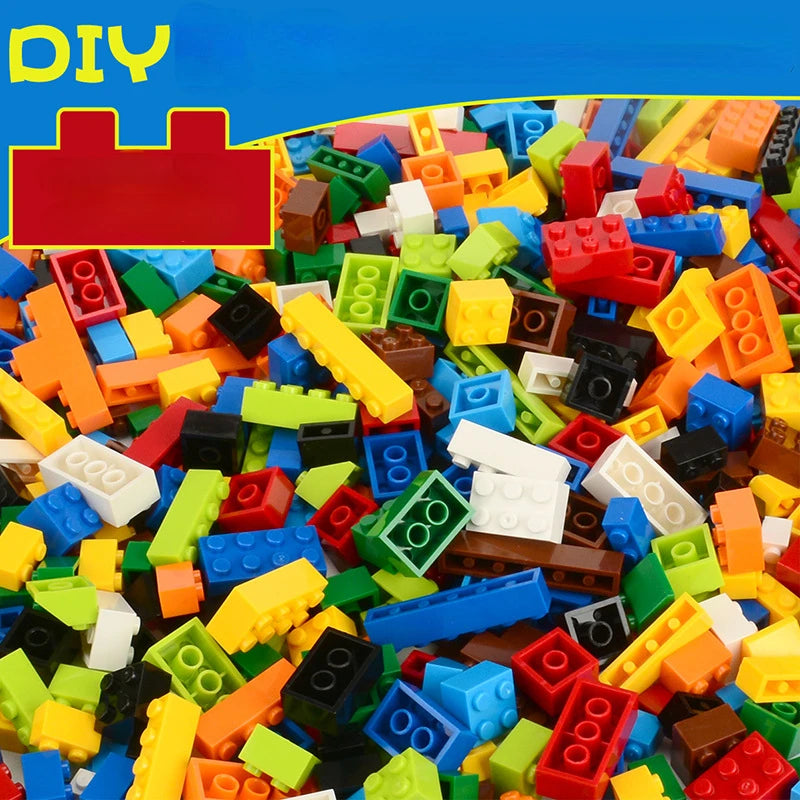 1000 blocchi di costruzione creativi fai da te Big Set 500-1000