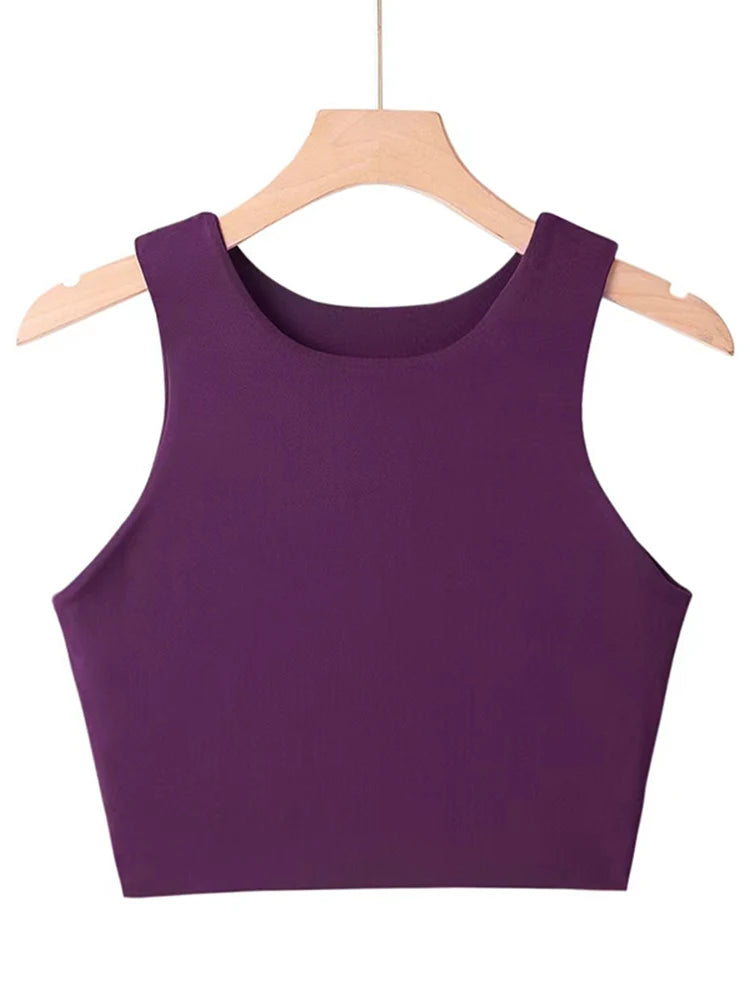 Sexy Slim Senza Maniche Doppio Nylon di buona qualità 6 colori