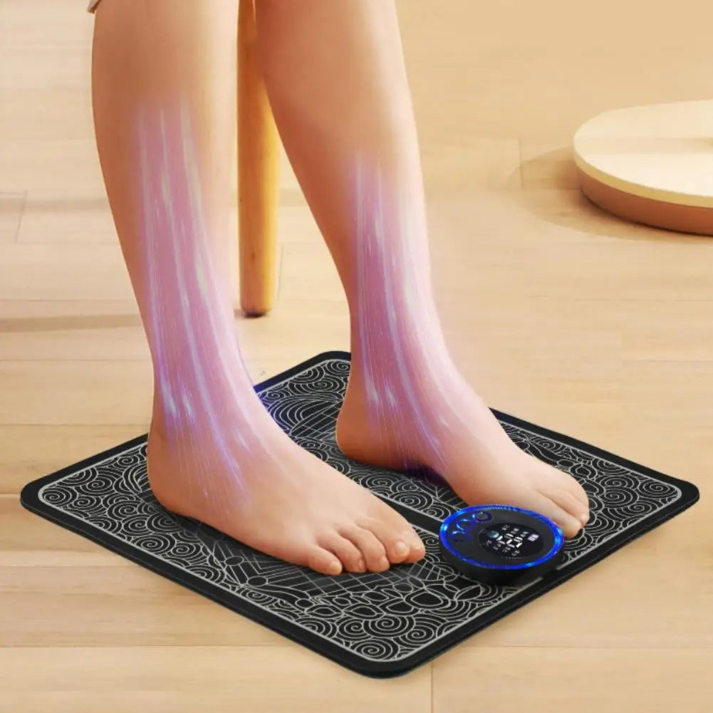EMS Pulse Tappetino per massaggio del piede Telecomando intelligente Alleviare la fatica  Uso domestico
