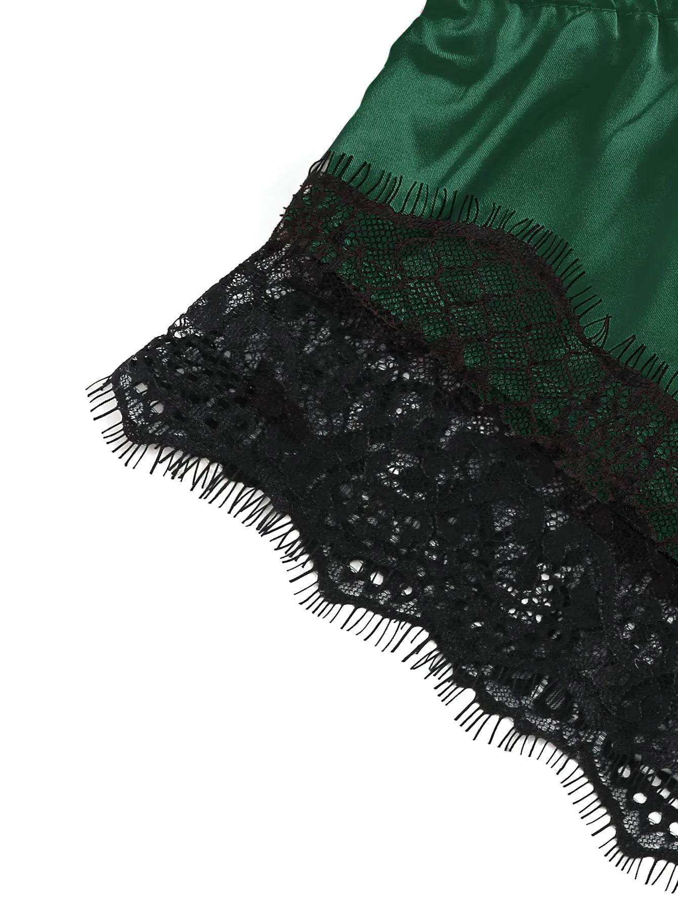 Set di pigiama in pizzo sexy da donna 2 pezzi Top