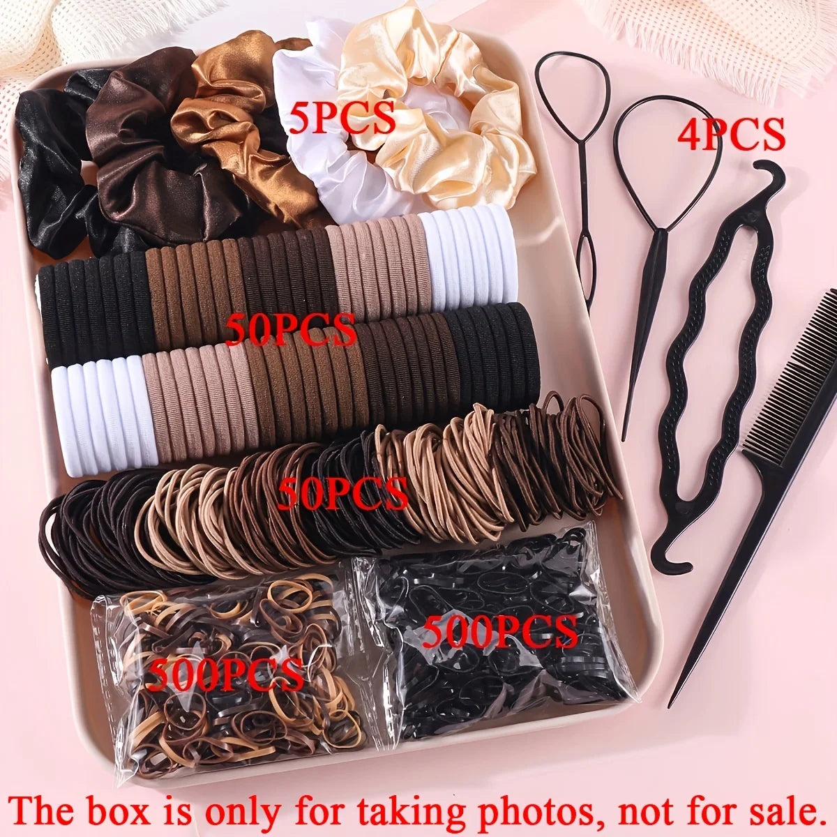 1109 Pz Set di molle e accessori per capelli