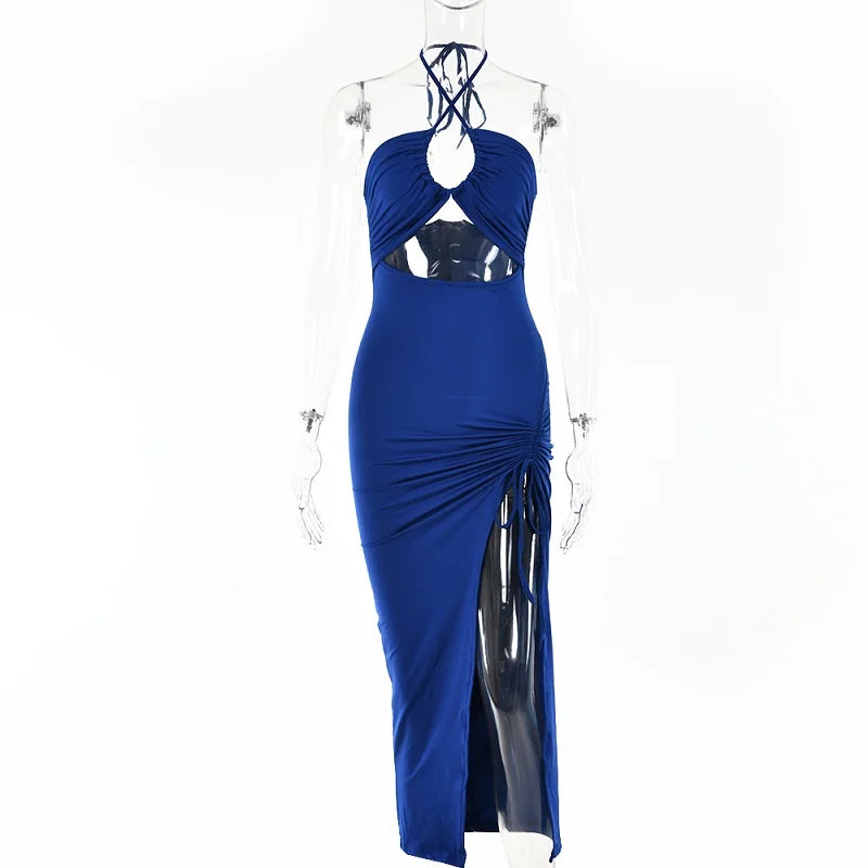 Abito Senza maniche Backless Dresses Slim