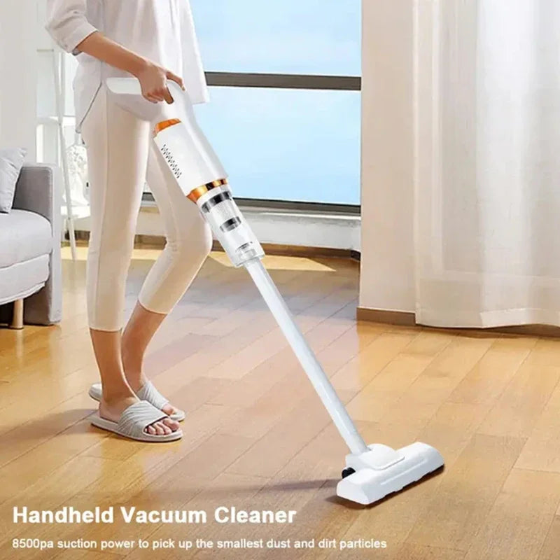 Aspirapolvere senza fili 8500Pa Aspirapolvere ad alta potenza da 120 W Potente dispositivo di pulizia ad aspirazione per casa