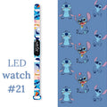 Stitch Orologi per bambini Bracciale sportivo impermeabile LED Touch digitale