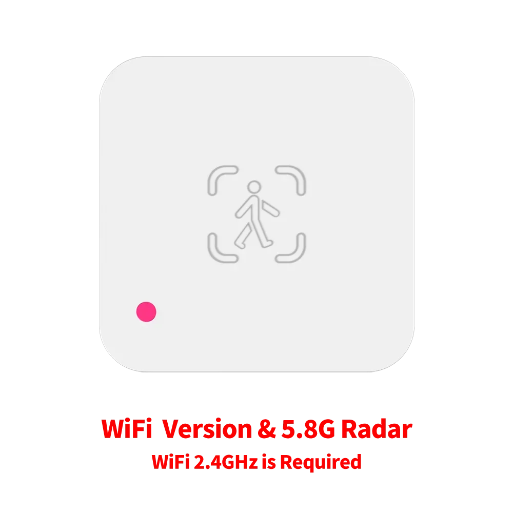 Tuya WiFi Sensore di presenza umana Rilevatore radar MmWave con sensore di luminanza per Smart Home Smart Life