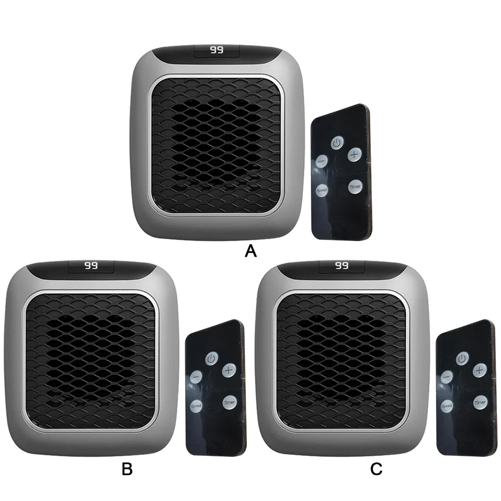 Riscaldatore elettrico portatile Presa a parete Piccolo riscaldatore con termostato regolabile, timer programmabile di 12 ore, spegnimento automatico
