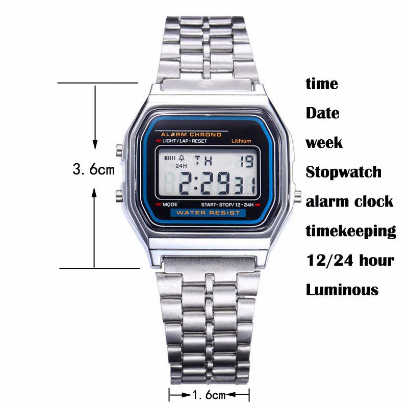 Orologio digitale per uomo Impermeabile Modello casio
